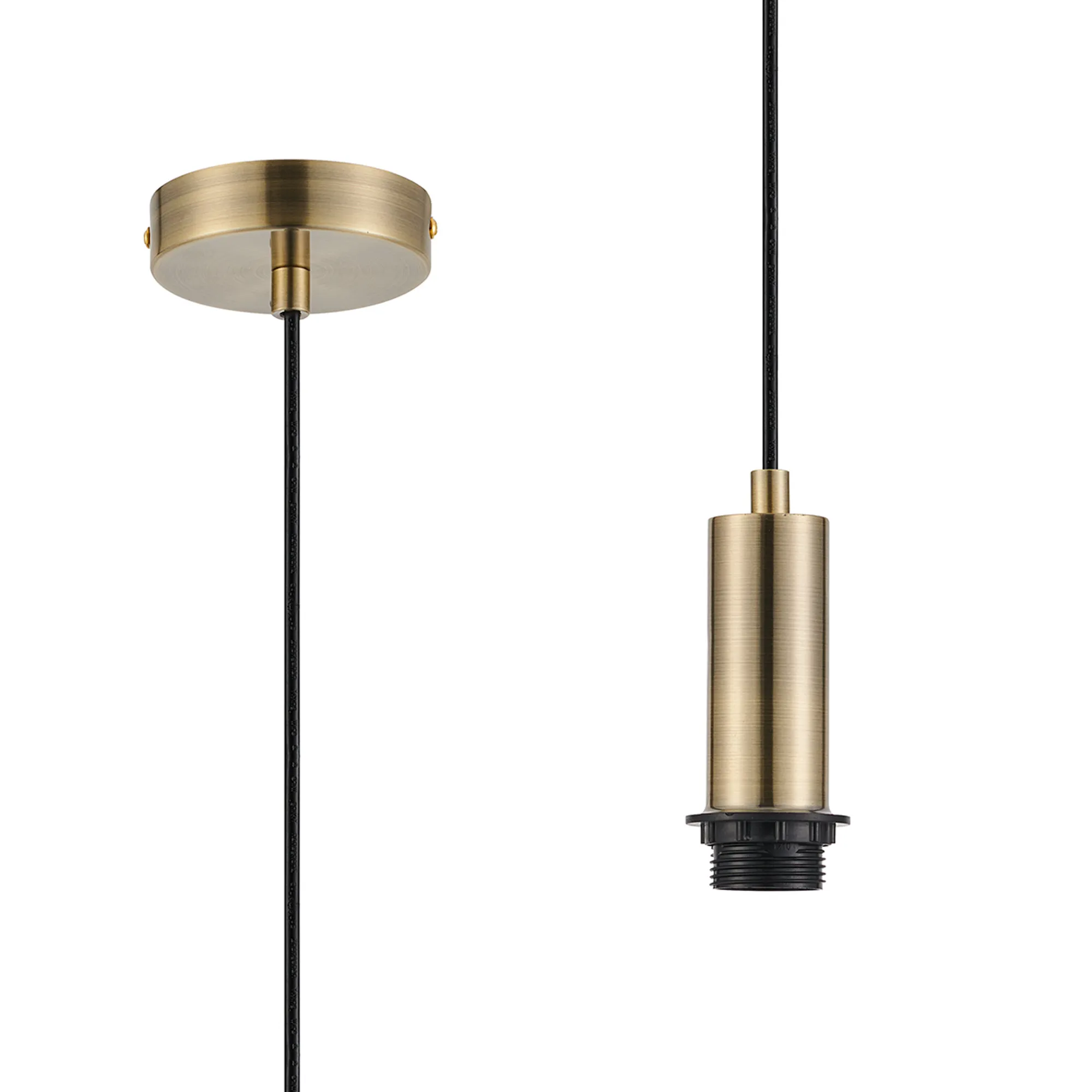 Wick Short Body E27 Ceiling Lights Deco Single Pendant